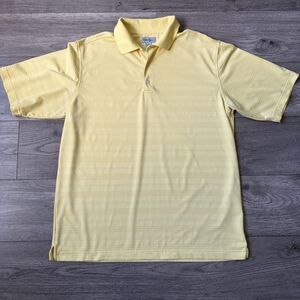 Walter Hagen Men's Performance Yellow Golf Polo - Size Large